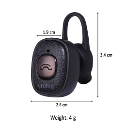 Croma In-Ear Mono Bluetooth Headset (CRCA2304, Black) Croma In-Ear Mono Bluetooth Headset (CRCA2304, Black)_3