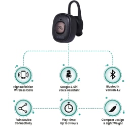 Croma In-Ear Mono Bluetooth Headset (CRCA2304, Black) Croma In-Ear Mono Bluetooth Headset (CRCA2304, Black)_5