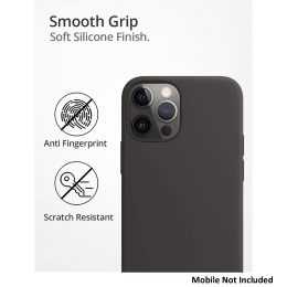 Raegr MagFix Silicone Back Case For iPhone 12 Pro Max (Supports MagSafe Wireless Charging, RG10170, Black) Raegr MagFix Silicone Back Case For iPhone 12 Pro Max (Supports MagSafe Wireless Charging, RG10170, Black)_5