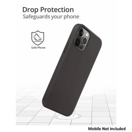 Raegr MagFix Silicone Back Case For iPhone 12 Pro Max (Supports MagSafe Wireless Charging, RG10170, Black) Raegr MagFix Silicone Back Case For iPhone 12 Pro Max (Supports MagSafe Wireless Charging, RG10170, Black)_6