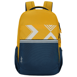 Skybags Strider 04 30 Litres 900D Polyester Backpack (In-Built Rain Cover, BPSTRD4HYLW, Yellow/Blue) Skybags Strider 04 30 Litres 900D Polyester Backpack (In-Built Rain Cover, BPSTRD4HYLW, Yellow/Blue)_1