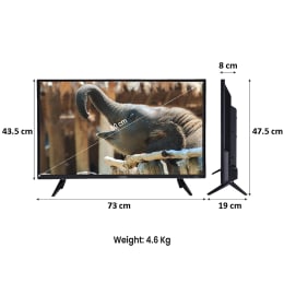 Croma 81.28 cm (32 inch) HD Ready Android Smart TV (Black, EL7344) Croma 81.28 cm (32 inch) HD Ready Android Smart TV (Black, EL7344)_3