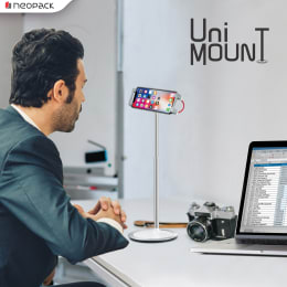 NeoPack Unimount For Mobile Phones and Tablets (360-Degree Rotatable, USTWH, White) NeoPack Unimount For Mobile Phones and Tablets (360-Degree Rotatable, USTWH, White)_7