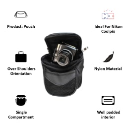 Nikon Coolpix L120 Digital Camera Pouch (Black) Nikon Coolpix L120 Digital Camera Pouch (Black)_2