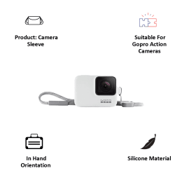 Go Pro Silicone Point & Shoot Sleeve (ACSST-002, White) Go Pro Silicone Point & Shoot Sleeve (ACSST-002, White)_3