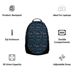 The Souled Store Harry Potter- Spells 30 Litres Laptop Backpack (Blue/Black) The Souled Store Harry Potter- Spells 30 Litres Laptop Backpack (Blue/Black)_6