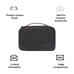 Go Pro Point & Shoot Camera Pouch (ABCCS-001, Black) Go Pro Point & Shoot Camera Pouch (ABCCS-001, Black)_3