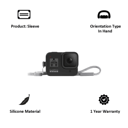 Go Pro Silicone Point & Shoot Sleeve (AJSST-001, Black) Go Pro Silicone Point & Shoot Sleeve (AJSST-001, Black)_4