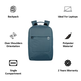Tucano Loop Polyester Backpack For 15.6 Inch Laptop (Two-tone Fabric, BKLOOP15-Z, Sky Blue) Tucano Loop Polyester Backpack For 15.6 Inch Laptop (Two-tone Fabric, BKLOOP15-Z, Sky Blue)_3