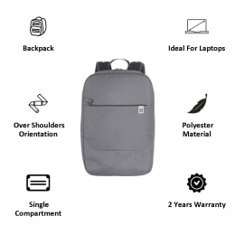 Tucano Loop Polyester Backpack For 15.6 Inch Laptop (Two-tone Fabric, BKLOOP15-BK, Black) Tucano Loop Polyester Backpack For 15.6 Inch Laptop (Two-tone Fabric, BKLOOP15-BK, Black)_6