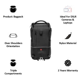 Manfrotto Tri M Advanced Camera and Laptop Backpack (External Tripod Connections, MB MA-BP-TM, Black) Manfrotto Tri M Advanced Camera and Laptop Backpack (External Tripod Connections, MB MA-BP-TM, Black)_8