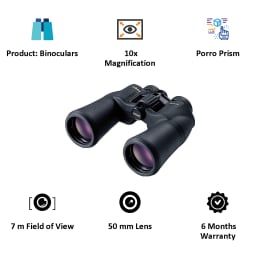 Nikon Aculon 10x - 50mm Optical Binoculars (A211, Black) Nikon Aculon 10x - 50mm Optical Binoculars (A211, Black)_3
