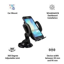 Stuffcool Mini Suction Lock Car Mount Holder (CPMMH-BLK, Black) Stuffcool Mini Suction Lock Car Mount Holder (CPMMH-BLK, Black)_7