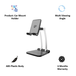 UltraProlink Table Top Stand Universal Phone Holder for Tablets and Smartphones (Multi view Angle, UM1030, Black) UltraProlink Table Top Stand Universal Phone Holder for Tablets and Smartphones (Multi view Angle, UM1030, Black)_5