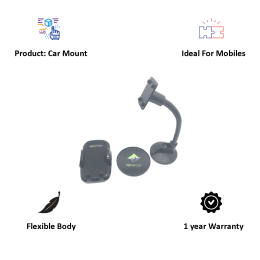 Boompods Car Mount (BP-CM-BLK, Black) Boompods Car Mount (BP-CM-BLK, Black)_2