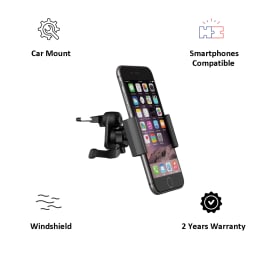 Cygnett 58 - 89 mm Wide Vent Adjustable Car Mount (CY1217ACVVU, Black) Cygnett 58 - 89 mm Wide Vent Adjustable Car Mount (CY1217ACVVU, Black)_3