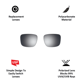 Bose Polycarbonate Replacement Lenses (Blocks Up to 99 Percent UVA/UVB Rays, 855979-0300, Mirrored Silver) Bose Polycarbonate Replacement Lenses (Blocks Up to 99 Percent UVA/UVB Rays, 855979-0300, Mirrored Silver)_4