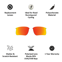 Bose Polycarbonate Replacement Lenses (Interchangeable Polarized Lenses, 855582-0400, Road Orange) Bose Polycarbonate Replacement Lenses (Interchangeable Polarized Lenses, 855582-0400, Road Orange)_4