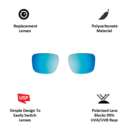 Bose Polycarbonate Replacement Lenses (Blocks Up to 99 Percent UVA/UVB Rays, 855977-0500, Mirrored Blue) Bose Polycarbonate Replacement Lenses (Blocks Up to 99 Percent UVA/UVB Rays, 855977-0500, Mirrored Blue)_3