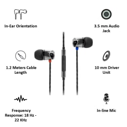 Soundmagic In-Ear Wired Earphones (E10C, Black) Soundmagic In-Ear Wired Earphones (E10C, Black)_4