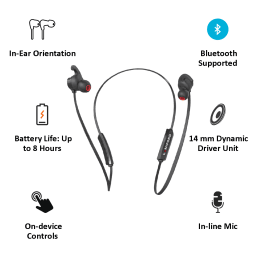 Lumiford XploriaHD XP10 Wireless Bluetooth Earphones (XP10, Black) Lumiford XploriaHD XP10 Wireless Bluetooth Earphones (XP10, Black)_3