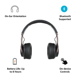 Lumiford LongDriveHD On-Ear Wireless Headphones (HD99, Black) Lumiford LongDriveHD On-Ear Wireless Headphones (HD99, Black)_3