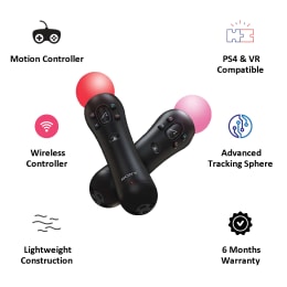 Sony Move Twin Motion Controller for PS4/VR (Black) Sony Move Twin Motion Controller for PS4/VR (Black)_6