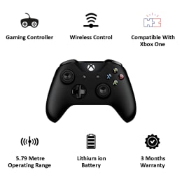 Microsoft Xbox One Wireless Controller (Black) Microsoft Xbox One Wireless Controller (Black)_4