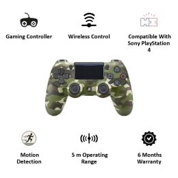 Sony DualShock 4 Green Camouflage Wireless Controller for PlayStation 4 Sony DualShock 4 Green Camouflage Wireless Controller for PlayStation 4_4