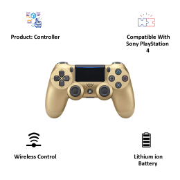 Sony DualShock 4 Wireless Controller for PlayStation 4 (Gold) Sony DualShock 4 Wireless Controller for PlayStation 4 (Gold)_5