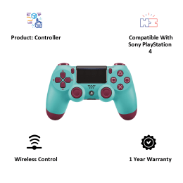 Sony Controller for PS4 (CUH-ZCT2E15, Berry Blue) Sony Controller for PS4 (CUH-ZCT2E15, Berry Blue)_5