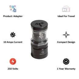 Targus World Power Travel Adapter (APK01AP-50, As Per Stock Availability) Targus World Power Travel Adapter (APK01AP-50, As Per Stock Availability)_3
