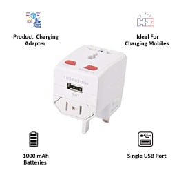 Croma Universal Travel Adaptor Charging Adapter (CH-153, White) Croma Universal Travel Adaptor Charging Adapter (CH-153, White)_4