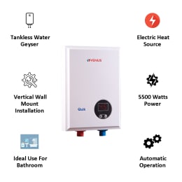 Venus Quik Instant Water Geyser (5500 Watts, Q55, White) Venus Quik Instant Water Geyser (5500 Watts, Q55, White)_3