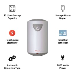 Racold Platinum 50 Litres Vertical Storage Water Geyser (3802882, White) Racold Platinum 50 Litres Vertical Storage Water Geyser (3802882, White)_2