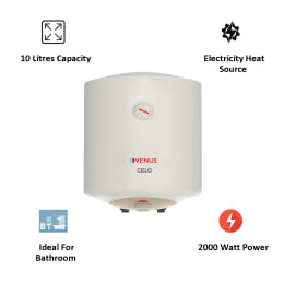 Venus Celo 10 Litres 5 Star Storage Water Geyser (2000 Watts, 010CV, Ivory) Venus Celo 10 Litres 5 Star Storage Water Geyser (2000 Watts, 010CV, Ivory)_4