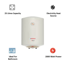 Venus Celo 25 Litres 5 Star Storage Water Geyser (2000 Watts, 025CV, Ivory) Venus Celo 25 Litres 5 Star Storage Water Geyser (2000 Watts, 025CV, Ivory)_4