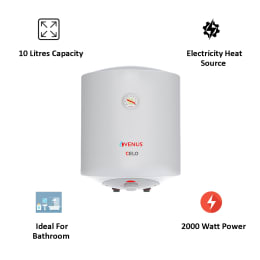 Venus Celo 10 Litres 5 Star Storage Water Geyser (2000 Watts, 010CV, White) Venus Celo 10 Litres 5 Star Storage Water Geyser (2000 Watts, 010CV, White)_4