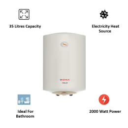 Venus Celo 35 Litres 5 Star Storage Water Geyser (2000 Watts, 035CV, Ivory) Venus Celo 35 Litres 5 Star Storage Water Geyser (2000 Watts, 035CV, Ivory)_4