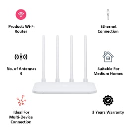 Xiaomi Mi 4C Wireless Router (DVB4211IN, White) Xiaomi Mi 4C Wireless Router (DVB4211IN, White)_4