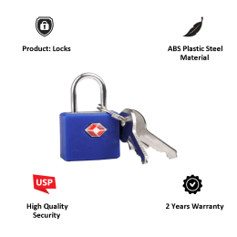Travel Blue TSA High Security Lock (TB-027B, Blue) Travel Blue TSA High Security Lock (TB-027B, Blue)_4