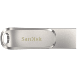 SanDisk Ultra Dual Drive Luxe 256GB USB 3.1 (Type-A), USB 3.1 (Type-C) Flash Drive (Swivel Design, SDDDC4-256G-I35, Silver) SanDisk Ultra Dual Drive Luxe 256GB USB 3.1 (Type-A), USB 3.1 (Type-C) Flash Drive (Swivel Design, SDDDC4-256G-I35, Silver)_1