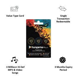 Hungama Music Prepaid Code - INR 499 Hungama Music Prepaid Code - INR 499_2