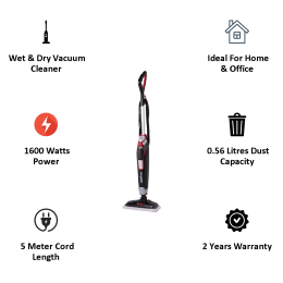 Eureka Forbes Vapomop Wet & Dry Vacuum Cleaner (Black) Eureka Forbes Vapomop Wet & Dry Vacuum Cleaner (Black)_4