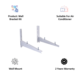 RD Plast Wall Mount AC Brackets (RW 8547, White) RD Plast Wall Mount AC Brackets (RW 8547, White)_3