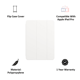 Apple 11" iPad Pro Smart Flip Cover (MRX82ZM/A, White) Apple 11" iPad Pro Smart Flip Cover (MRX82ZM/A, White)_5