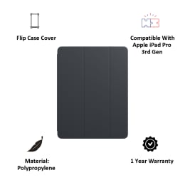 Apple 12.9" iPad Pro 3rd Gen Smart Flip Cover (MRXD2ZM/A, Charcoal Grey) Apple 12.9" iPad Pro 3rd Gen Smart Flip Cover (MRXD2ZM/A, Charcoal Grey)_6