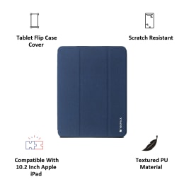Neopack Trifold Smart Delta PU Flip Cover for Apple iPad 10.2 Inch (50BLA10, Navy Blue) Neopack Trifold Smart Delta PU Flip Cover for Apple iPad 10.2 Inch (50BLA10, Navy Blue)_9