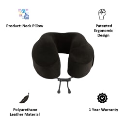 Cabeau Evolution Classic Travel Neck Pillow (TPCL3037, Black) Cabeau Evolution Classic Travel Neck Pillow (TPCL3037, Black)_5