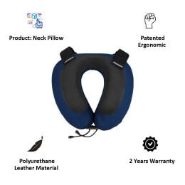 Cabeau Evolution S3 Travel Neck Pillow (TPEP2979, Black/Indigo) Cabeau Evolution S3 Travel Neck Pillow (TPEP2979, Black/Indigo)_5
